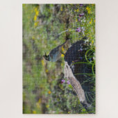 角ばったヒバリ ジグソーパズル (縦)