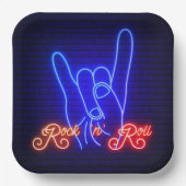 角を上げるロックンスクエア転がー ペーパープレート (正面)