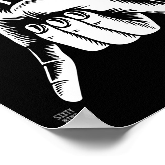 角を下おもしろいろ ポスター (角)