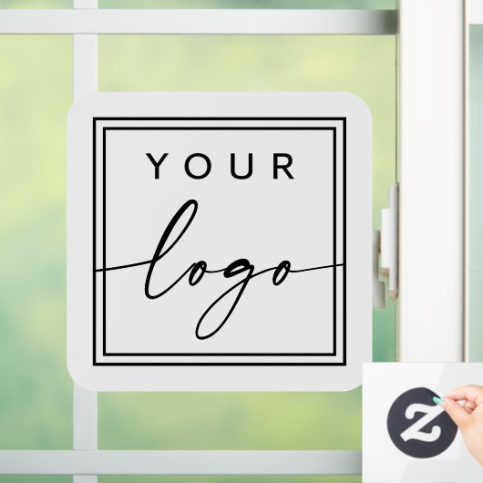 角を丸めた独自のカスタムロゴを追加する ウィンドウサイン (ホーム)