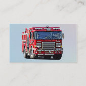 角を曲がる消防車 名刺 (裏面)