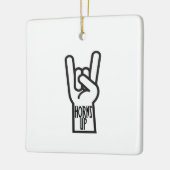 角を立てる セラミックオーナメント (左)