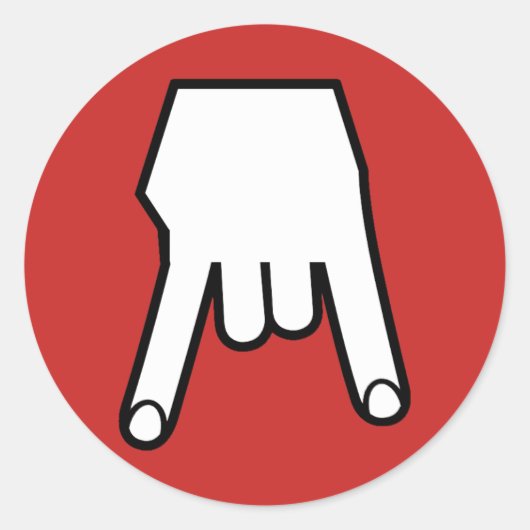 角を立てる ラウンドシール (正面)