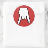 角を立てる ラウンドシール (バッグ)