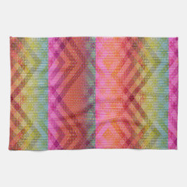 角カラフル度 キッチンタオル