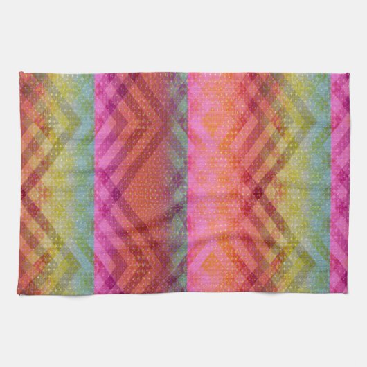 角カラフル度 キッチンタオル (横)