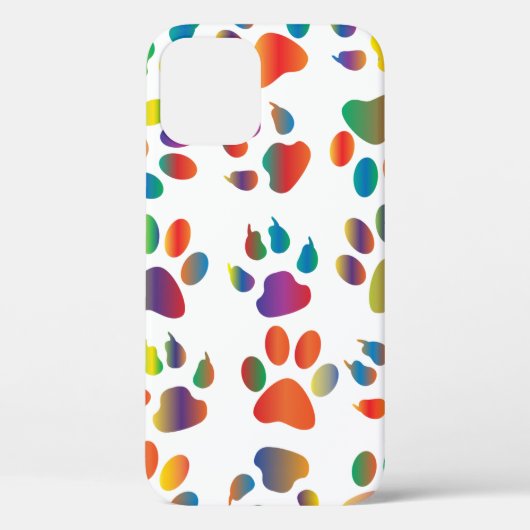 角カラフル形虹動物 Case-Mate iPhoneケース (裏面)