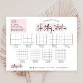 角ケーキ切り取りガイド2x2"パーティーサービス