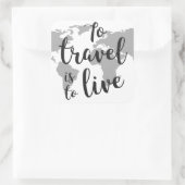 角シール,光沢,大, 3インチ(6枚) スクエアシール (バッグ)