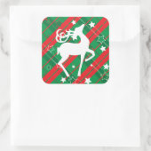 角シール,光沢,大, 3インチ(6枚) スクエアシール (バッグ)