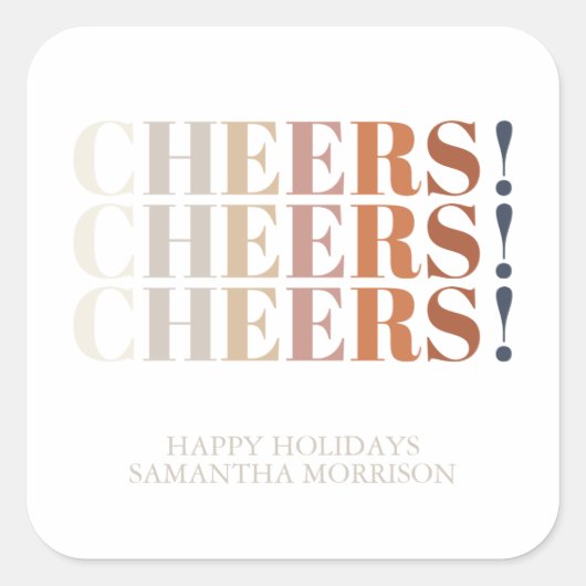 角ステッカー スクエアシール (正面)