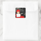 角ステッカー スクエアシール (バッグ)