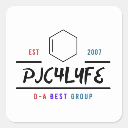 角ステッカー スクエアシール (正面)