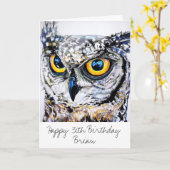 角パーソナライズされた型フク素晴らしロウハッピーバースデー時代 カード (黄色い花)