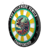 角ムースのターゲットアートワーク ダーツボード (正面右)