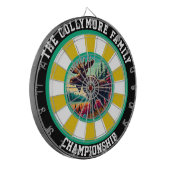 角ムースのターゲットアートワーク ダーツボード (正面左)