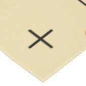 角丸四角形オレンジ テーブルクロス (アングル)