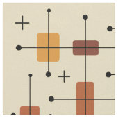 角丸四角形オレンジ ファブリック (クローズアップ)