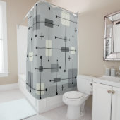 角丸四角形グレー シャワーカーテン (インサイチュ)