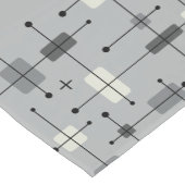 角丸四角形グレー ショートテーブルランナー (コーナー)