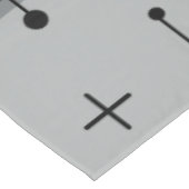 角丸四角形グレー テーブルクロス (アングル)