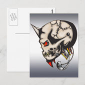 角付きサイボーロボット ポストカード (正面/裏面)