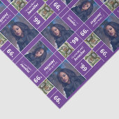 角写真卒業クラス年パープル 薄葉紙 (詳細)