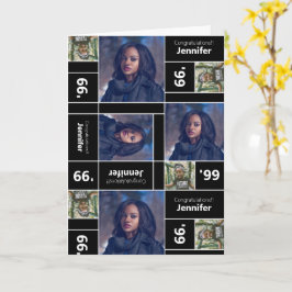 角写真卒業クラス年鑑ブラックカード カード