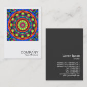 角写真0108 – 万華鏡デザイン 名刺 (正面/裏面)