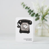 角写真0123a – 旧電話II (丸め) 名刺 (スタンド正面)