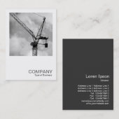 角写真0247 – タワークレーン 名刺 (正面/裏面)