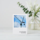 角写真0248 – タワークレーン 名刺 (スタンド正面)