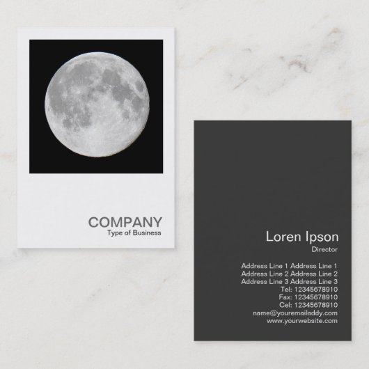 角写真0477 -すごい月 名刺 (正面/裏面)