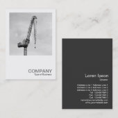 角写真0583 – タワークレーン 名刺 (正面/裏面)