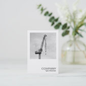 角写真0583 – タワークレーン 名刺 (スタンド正面)