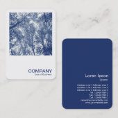 角写真0594 – 青秋 – シアノタイプ 名刺 (正面/裏面)