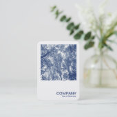 角写真0594 – 青秋 – シアノタイプ 名刺 (スタンド正面)