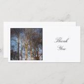 角写真 – 木 サンキューカード (正面/裏面)