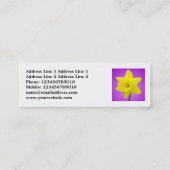 角写真 – 水仙02 スキニー名刺 (裏面)