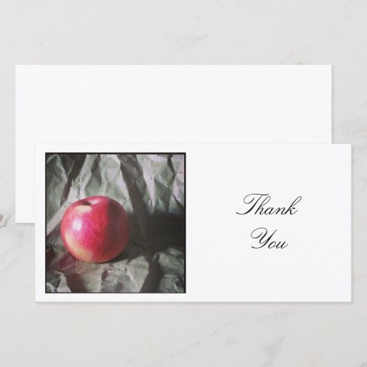 角写真 – Apple サンキューカード (正面/裏面)