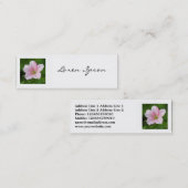 角写真 – Geranium スキニー名刺 (正面/裏面)