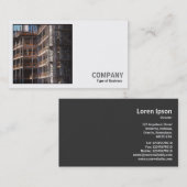 角写真(v2) -建築 名刺 (正面/裏面)