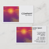 角写真(v2) – 日の出の入り 名刺 (正面/裏面)