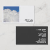 角写真(v2) - Cumulus Clouds 名刺 (正面/裏面)