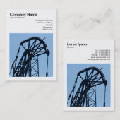 角写真(v3) – タワークレーン(詳細) 名刺 (正面/裏面)