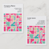 角写真(v3) -抽象芸術パターン170715 名刺 (正面/裏面)