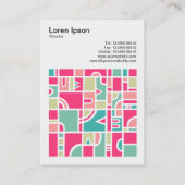 角写真(v3) -抽象芸術パターン170715 名刺 (裏面)