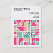 角写真(v3) -抽象芸術パターン170715 名刺 (正面)