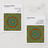 角写真(v3) -抽象芸術万華鏡のように千変万化するパターン05 名刺 (正面/裏面)