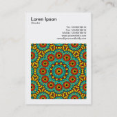 角写真(v3) -抽象芸術万華鏡のように千変万化するパターン05 名刺 (裏面)